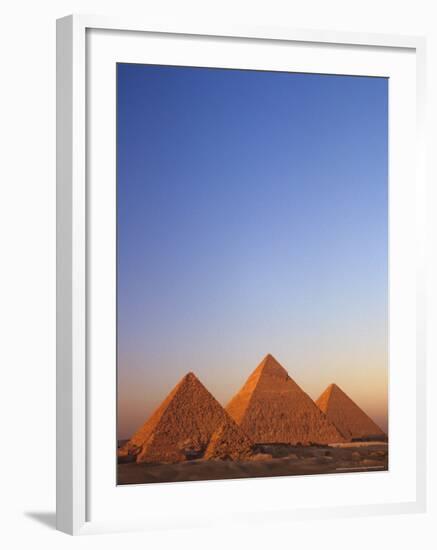 Giza Pyramid, Giza Plateau, Old Kingdom, Egypt-Kenneth Garrett-Framed Photographic Print