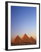 Giza Pyramid, Giza Plateau, Old Kingdom, Egypt-Kenneth Garrett-Framed Photographic Print