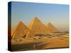 Giza Pyramid, Giza Plateau, Old Kingdom, Egypt-Kenneth Garrett-Stretched Canvas