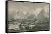 Giza Pyramids and Sphinx, 1878-Science Source-Framed Stretched Canvas