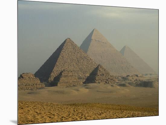 Giza Pyramids Complex, Egypt-Claudia Adams-Mounted Photographic Print