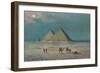 Giza Pyramids-null-Framed Art Print