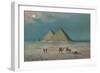 Giza Pyramids-null-Framed Art Print