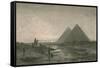 Giza Pyramids-Science Source-Framed Stretched Canvas