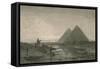 Giza Pyramids-Science Source-Framed Stretched Canvas