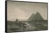 Giza Pyramids-Science Source-Framed Stretched Canvas