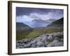 Gjaarbotnur, Vagafjordur Fjord and Vagar Island in the Distance, from Streymoy-Patrick Dieudonne-Framed Photographic Print