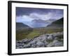 Gjaarbotnur, Vagafjordur Fjord and Vagar Island in the Distance, from Streymoy-Patrick Dieudonne-Framed Photographic Print