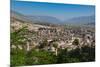 Gjirokastra or Gjirokaster, Albania. Looking across the typical architecture of the old town to...-null-Mounted Photographic Print