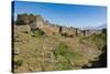 Gjirokastra or Gjirokaster, Albania. The Castle or Citadel. Gjirokastra is a UNESCO World Herita...-null-Stretched Canvas