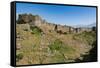 Gjirokastra or Gjirokaster, Albania. The Castle or Citadel. Gjirokastra is a UNESCO World Herita...-null-Framed Stretched Canvas