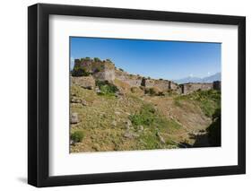 Gjirokastra or Gjirokaster, Albania. The Castle or Citadel. Gjirokastra is a UNESCO World Herita...-null-Framed Photographic Print