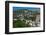 Gjirokastra or Gjirokaster, Albania. Typical traditional property on edge of old town. Gjirokast...-null-Framed Photographic Print