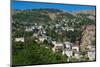 Gjirokastra or Gjirokaster, Albania. Typical traditional property on edge of old town. Gjirokast...-null-Mounted Photographic Print