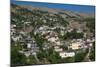 Gjirokastra or Gjirokaster, Albania. Typical traditional property on edge of old town. Gjirokast...-null-Mounted Photographic Print