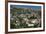 Gjirokastra or Gjirokaster, Albania. Typical traditional property on edge of old town. Gjirokast...-null-Framed Photographic Print