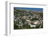 Gjirokastra or Gjirokaster, Albania. Typical traditional property on edge of old town. Gjirokast...-null-Framed Photographic Print