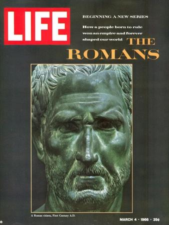 The Romans, Bust of a Roman Citizen from the Museo Nazionale in Naples, March 4, 1966