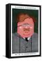 GK Chesterton, British Poet, Novelist and Critic, 1926-Alick PF Ritchie-Framed Stretched Canvas