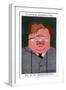 GK Chesterton, British Poet, Novelist and Critic, 1926-Alick PF Ritchie-Framed Giclee Print