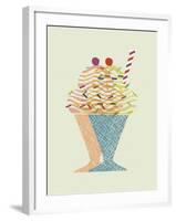 Glace Sundae-Sophie Ledesma-Framed Giclee Print