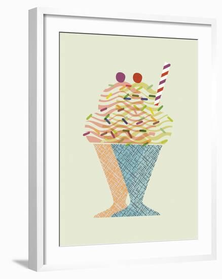 Glace Sundae-Sophie Ledesma-Framed Giclee Print