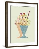 Glace Sundae-Sophie Ledesma-Framed Giclee Print