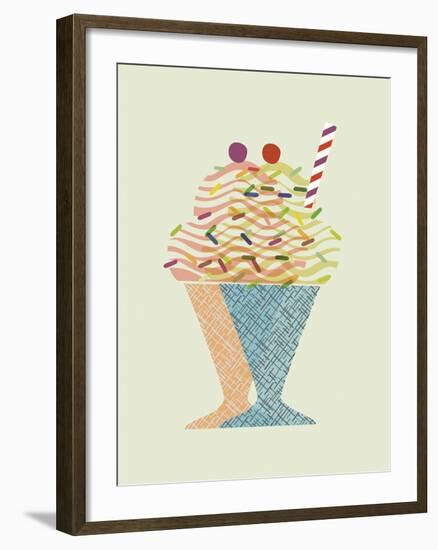 Glace Sundae-Sophie Ledesma-Framed Giclee Print