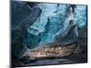 Glacial Cave Entrance, Breidamerkurjoekull, Vatnajoekull, Iceland-Martin Zwick-Mounted Photographic Print