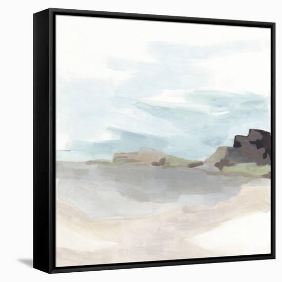 Glacial Coast II-June Vess-Framed Stretched Canvas