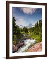 Glacial Creek-Michael Blanchette Photography-Framed Photographic Print