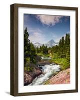 Glacial Creek-Michael Blanchette Photography-Framed Photographic Print