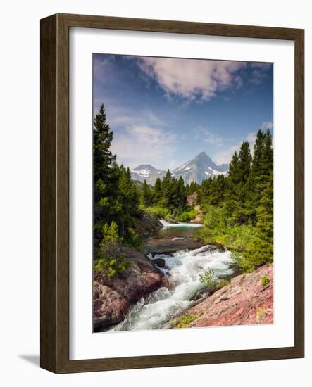 Glacial Creek-Michael Blanchette Photography-Framed Photographic Print