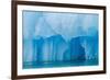 Glacial Ice Calved from the Leconte Glacier-Michael Nolan-Framed Photographic Print