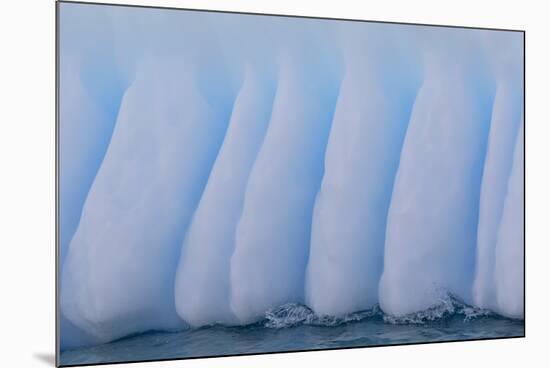 Glacial Iceberg Detail at Cuverville Island, Antarctica, Polar Regions-Michael Nolan-Mounted Photographic Print