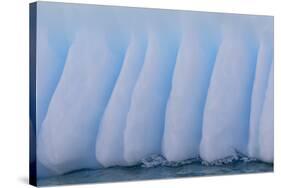 Glacial Iceberg Detail at Cuverville Island, Antarctica, Polar Regions-Michael Nolan-Stretched Canvas