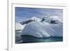 Glacial Iceberg Detail at Cuverville Island, Antarctica, Polar Regions-Michael Nolan-Framed Photographic Print