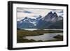 Glacial Lakes before the Torres Del Paine National Park, Patagonia, Chile, South America-Michael Runkel-Framed Photographic Print