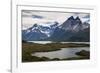 Glacial Lakes before the Torres Del Paine National Park, Patagonia, Chile, South America-Michael Runkel-Framed Photographic Print