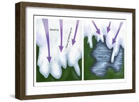 Glacial Melt-Gwen Shockey-Framed Giclee Print