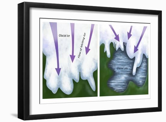 Glacial Melt-Gwen Shockey-Framed Giclee Print