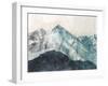 Glacial Peaks I-Vanna Lam-Framed Art Print