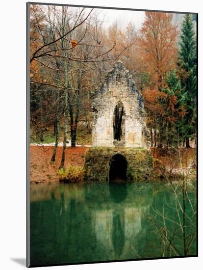 Glacial Pond, Les Gaillands, Chamonix, France-James Denk-Mounted Photographic Print