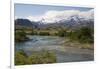 Glacial river at Estancia Cristina, Lago Argentino, El Calafate, Parque Nacional Los Glaciares, Pat-Stuart Black-Framed Photographic Print