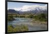 Glacial river at Estancia Cristina, Lago Argentino, El Calafate, Parque Nacional Los Glaciares, Pat-Stuart Black-Framed Photographic Print