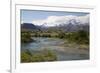 Glacial river at Estancia Cristina, Lago Argentino, El Calafate, Parque Nacional Los Glaciares, Pat-Stuart Black-Framed Photographic Print