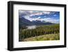 Glacial Water Melt River in Valley in Mountain Range in Alaska-Sheila Haddad-Framed Photographic Print