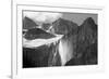 Glacial Waterfall, Rocky Mountains, Moraine Lake Area, Banff National Park, Alberta, Canada-Michel Hersen-Framed Photographic Print