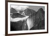 Glacial Waterfall, Rocky Mountains, Moraine Lake Area, Banff National Park, Alberta, Canada-Michel Hersen-Framed Photographic Print