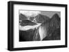 Glacial Waterfall, Rocky Mountains, Moraine Lake Area, Banff National Park, Alberta, Canada-Michel Hersen-Framed Photographic Print